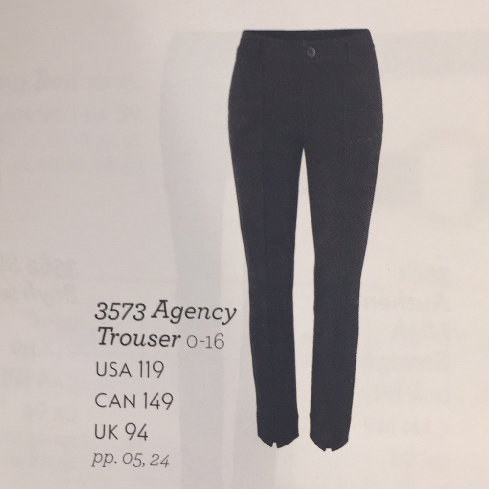 CAbi Black Agency Trouser